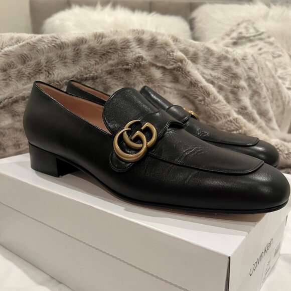 Women's Gucci GG Marmont Loafers, Size 42 - Picture 1 of 3